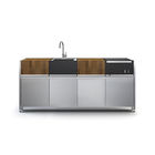 YADI Modern Designs Stainless Steel Kitchen Cabinet Sets Outdoor